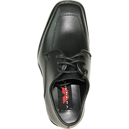 Image of VANGELO Men Dress Shoe TAB and Tux Oxford Formal Tuxedo for Prom Wedding Uniform Medium and Wide Width Black Grey Ivory White Patent