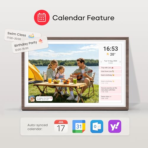 Image of Digital Photo Frame (Black, B02)