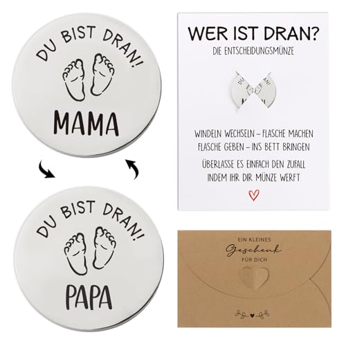 Schwangerschaft Geschenk Entscheidungsmünze Geschenke zur Baby Geburt...