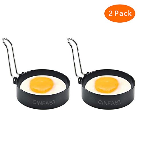 Egg Ring,Stainless Steel Egg Mold, Egg Rings Non Stick, Pancake Molds for Kids