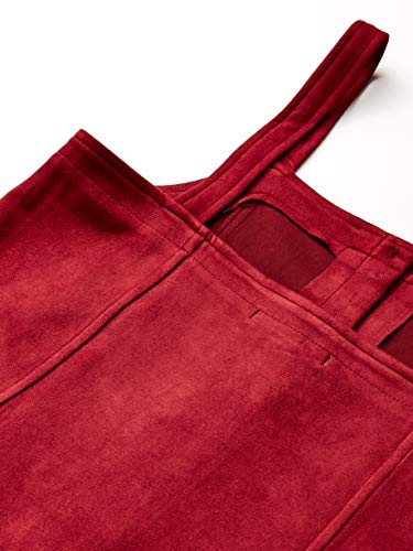 Jack By Bb Dakota Women's Scuba Faux Suede Jumper, Forest Berry, Large #TOP3