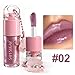 LuckNest 3 Colors Shimmery Lip Gloss, Glitter Moisturizing Lipstick,Nourishing and Hydrating with High-Shine Glimmer Finish & Sheer Wash Of Color, Non-Sticky, Vegan & Cruelty-free