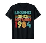 Photo Gallery legend since september 1984 birthday 1984 men women vintage maglietta Photo Gallery legend since september 1984 birthday 1984 men women vintage maglietta