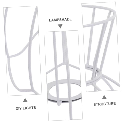 Soporte DIY Mikikit para lámparas de mesa, estructura de hierro resistente para proyectos creativos 5