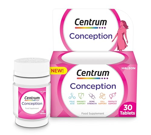 Centrum Conception Vitamins for Women Fertility Supplements with 400g Folic Acid 30 Tablets