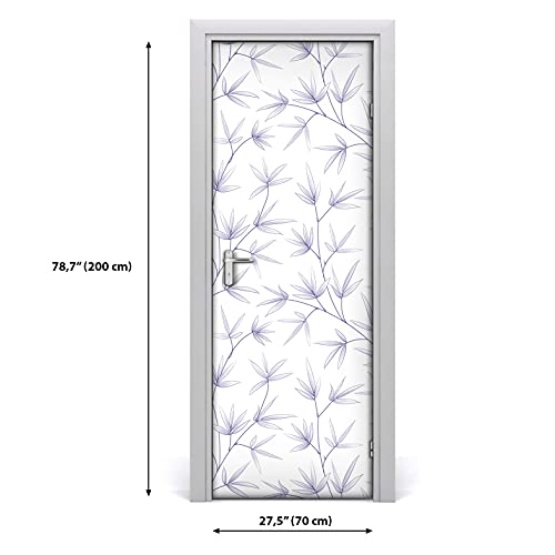 Papel pintado autoadhesivo impermeable para proteger puertas de humedad y desgaste 3