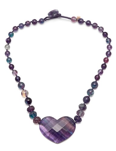 Preisvergleich Produktbild Lola Rose, Metalllegierung Ovalschliff, Mehrfarbig Fluorite, 44 cm