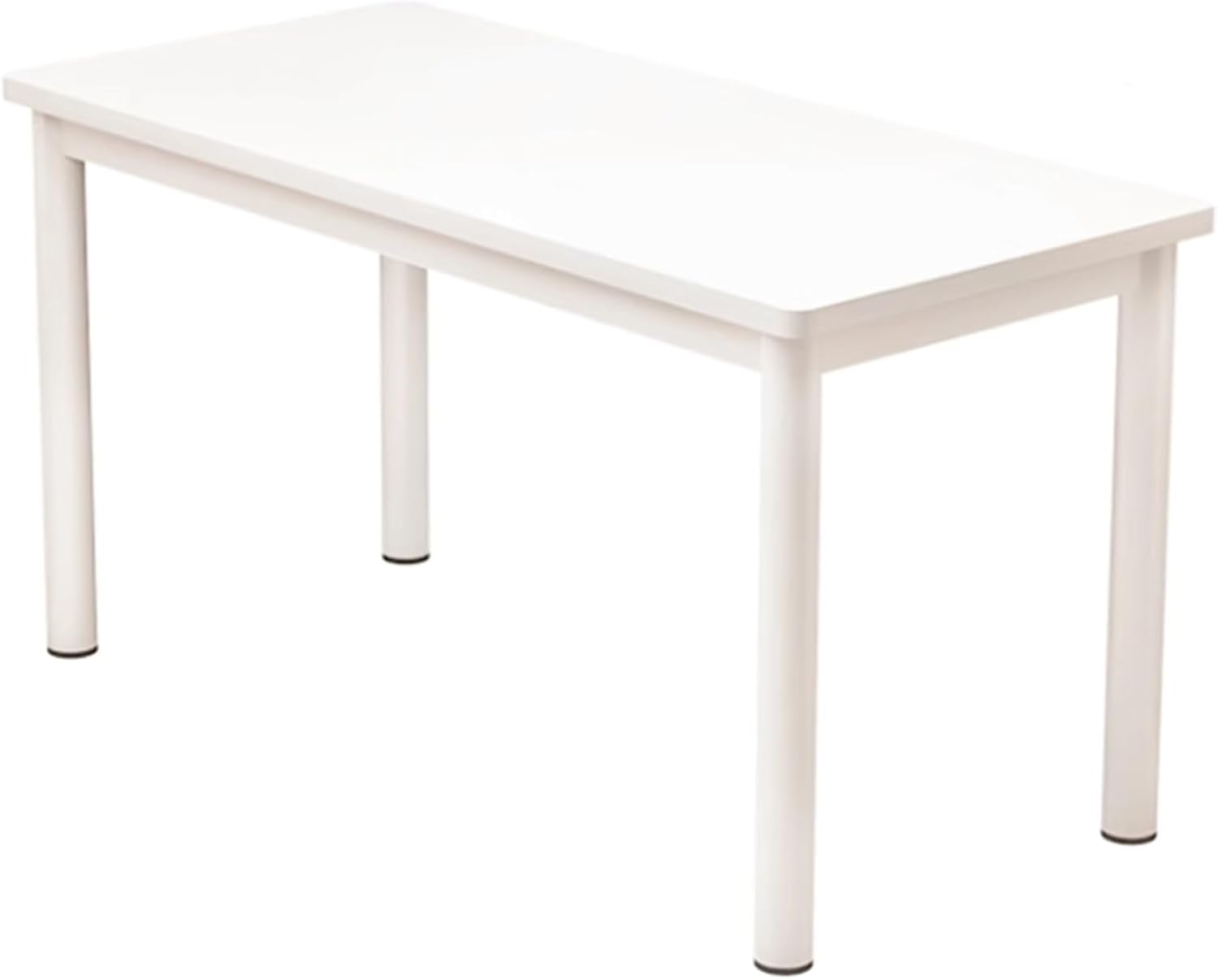 Light Luxury Computer Desk Children's Study Desk Ergonomic Safety Design Table Polished Smooth Prevents Knocks Wide Range of Applications (Color : White, Size : 120 * 60 * 75cm)