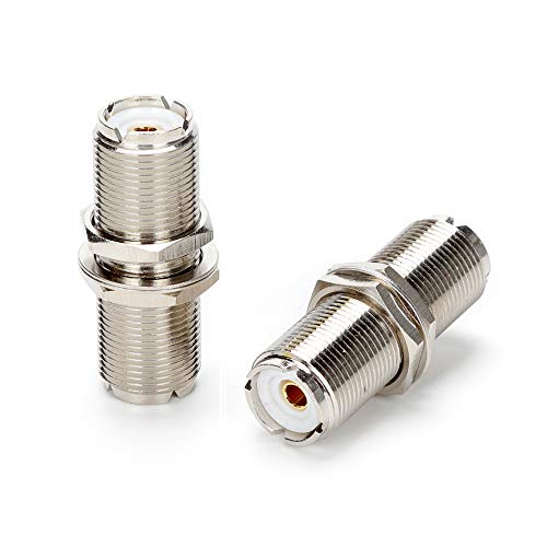 Conector UHF hembra a hembra tipo SO-239/PL259 5 unidades miniatura 3
