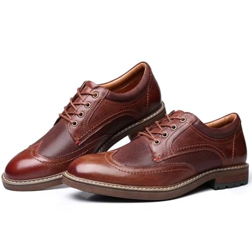 Image of Arkbird Mens Dress Shoes, Lace Up Leather Oxford