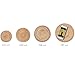 Rattan Trivets for Hot Dishes-Insulated Hot Pads,Durable Pot Holder for Table, Pots, Pans & Teapots,Natural Wooden Heat Resistant Mats for Kitchen,Set of 4,Round 7.08