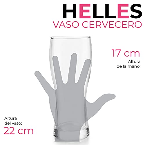 Lista de Vasos cerveceros los 10 mejores. 27 vasos cerveceros marca Glassia (3)