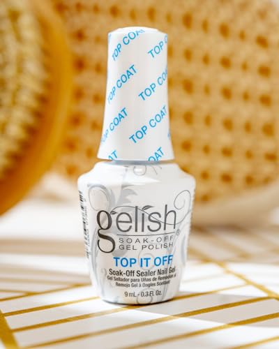 Gelish Top It Off Sealer Gel Top Coat Led Gel Polish, 0.3 Oz.