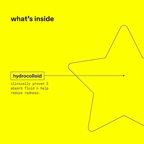 Miniatura 5 de Starface Hydro-Stars - Paquete grande parches hidrocoloides para espinillas absorbe líquidos y reduce la inflamación forma de estrella linda cuidado