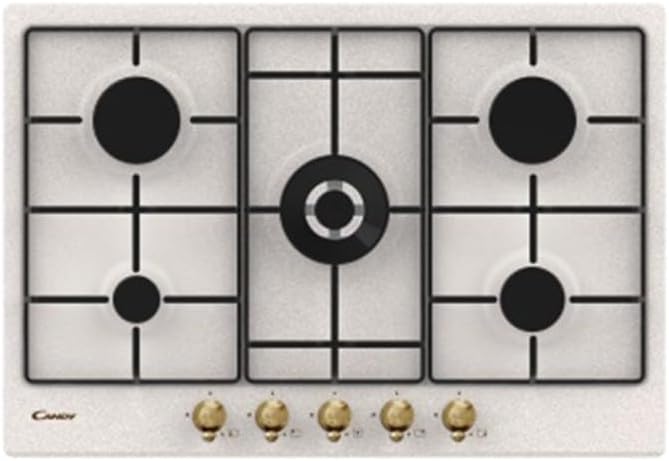 Piano Cottura a Gas da 75 cm colore Avena Piano Cottura a Gas da 75 cm colore Avena