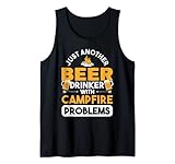Este divertido diseño de hoguera de campamento lee solo otro bebedor de cerveza con problemas de fogata.