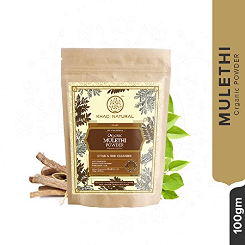 KHADI NATURAL Mulethi Organic Powder Pack of 2 (2x100gm) 200gm - Image 4