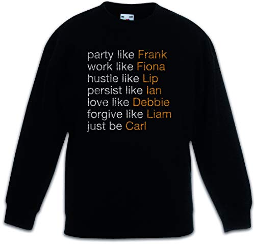 Pullover noir Act Like Gallagher Kids sweat à capuche sans cordon enfant