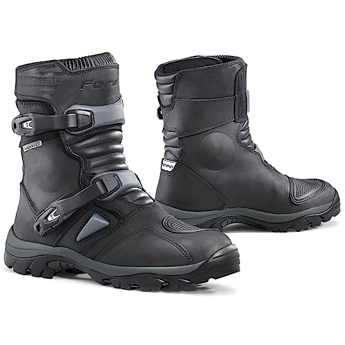 Forma FORC50 W-9938 Adventure Low WP Motorcycle Boots CE Approved, Black