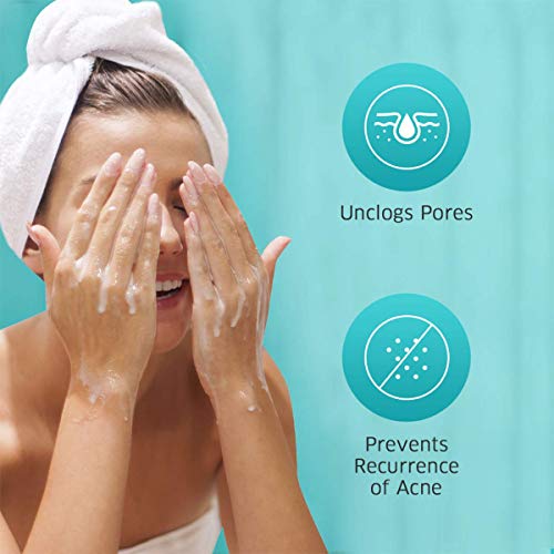 Image of Dermafique Acne Avert Cleansing Mousse Foaming Face Wash, 150 ml for Acne Prone Skin, Suits Oily Dry Skin with Salicylic acid - Paraben-Free, SLES-free - Cleanses Pores, Clears Out Excess Sebum