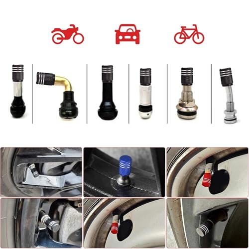 Tapas de válvula neumático de motocicleta Suzuki GSXR 600 750 1000 cubiertas impermeables rueda 6