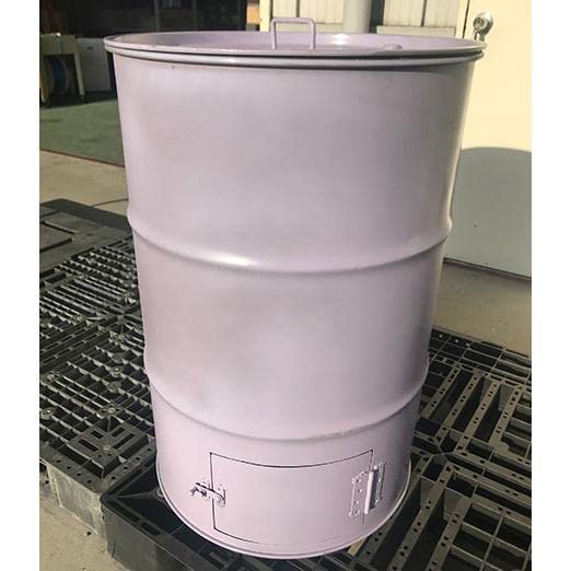 ★み〜くる　送料込み★焼却炉　蓋付き　ロストル　キャンプ　焼き芋　燻製 Amazon.co.jp: ドラム缶 家庭用 焼却炉 200L フタ・ロストル・灰