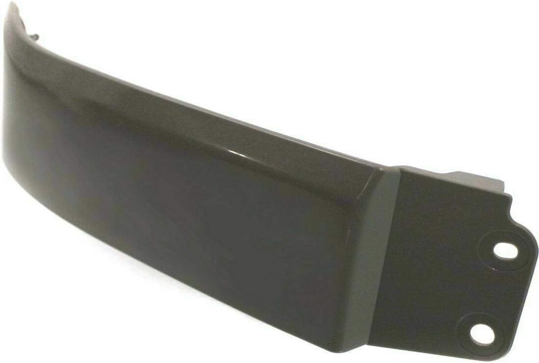 DAT AUTO PARTS Front Right Passenger Side Bumper Fender Extension Panel Fits 2008-2017 Toyota Sequoia SUV Without Washer Hole, Gray Primed Smooth Plastic, Replaces TO1243100, 539310C901
