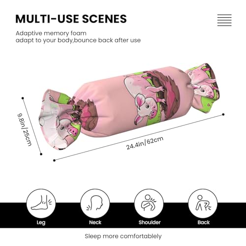 Almohada de Espuma Viscoelástica Tamaño Único Negra miniatura 3