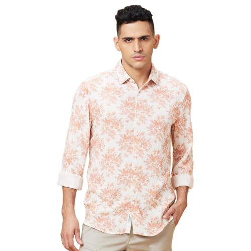 Image of Being Human Black Slim Fit Regular Collar Men's Shirt Clothing