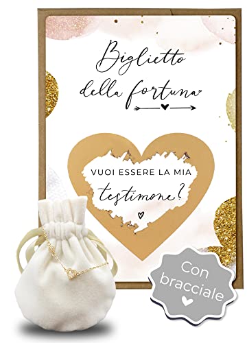 Joli Coon - Vuoi essere la mia testimone con braccialetto d'oro - Idee...
