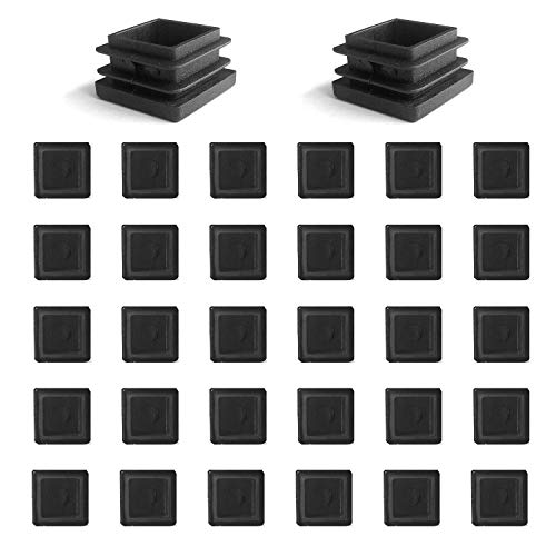 Tapas negras de 25 mm para patas de sillas, ideales para silenciar el comedor y la oficina 2