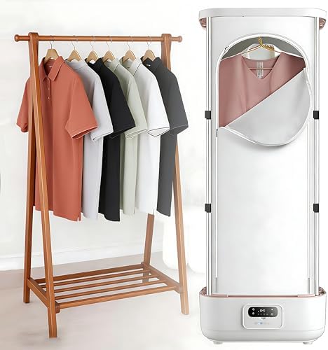 900W Smart Portable Garment Steamer, Automatic Iron & Dryer with Remote Control, Quick-Drying & Folding Design for Efficient Home Ironing