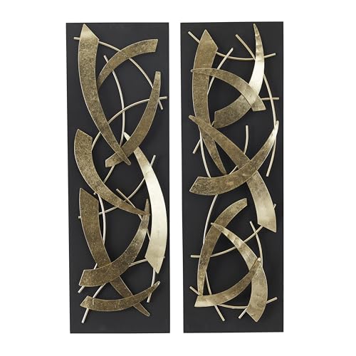 Deco 79 Metal Abstract Wall Decor