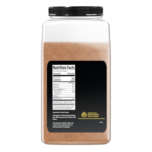 Image of GranAroma Carob Powder, Baked Goods, Shakes & Smoothies (5 Pound)