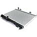 VIOHI Radiator 1 Row With Automatic Transmission Cooler Plastic - Material Compatible with Ford Fiesta S/SE 2011-2018 & SEL/SES 2011-2012 & ST 2014-2018 & Titanium 2013-2018