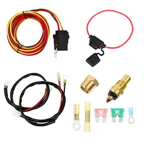 VICASKY Kit Chicote de Fios Automotivo Elétrico Ventilador de Refrigeração Ventilador De Refrigeraçã