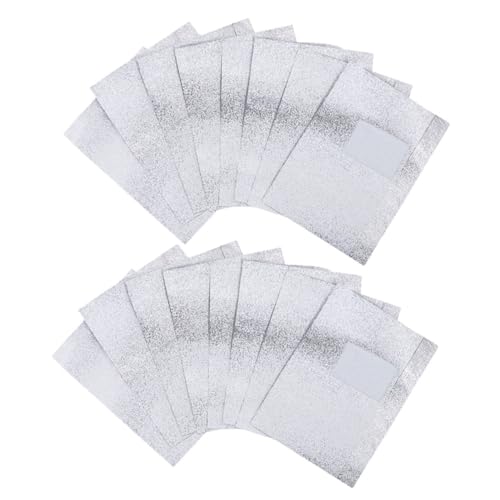 PENIKOKO Feuilles de Transfert pour Ongles Dissolvant Gel Vernis Semi-permanent 100 Pièces Format Standard Usage Professionnel et Domestique Nettoyage Rapide
