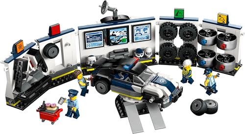 Image of LEGO City Custom Police Car Garage Toy Set for Real-Life Heroes 60457 Building Blocks Toys for 6+ Gift for Boys and Girls