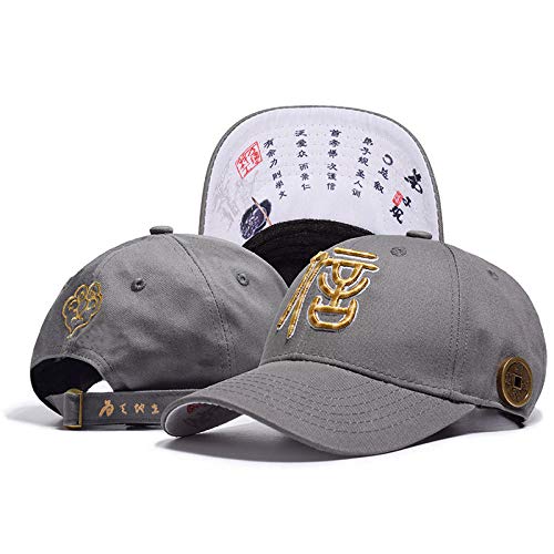 Casquette de baseball en coton réglable pour adulte sport plein air