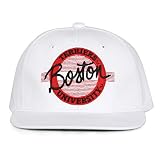 The Game NCAA Boston University Terriers Retro Circle Design Hat, Adjustable One Size, White