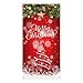Christmas Door Cover - Cartoon Snow Decorations Curtain for Front Door, Suitable for Farmhouse Welcome, Party Supplies, Home Decor - 70.8x35.4 Inches