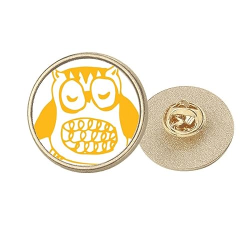 Broche ronde en métal doré protéger les animaux M pour sublimer une tenue terne instantanément