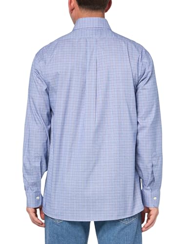 Brooks Brothers Men's Regular Fit Stretch Supima Cotton Non-Iron Pinpoint Oxford Button Down Collar Long Sleeve Polo2