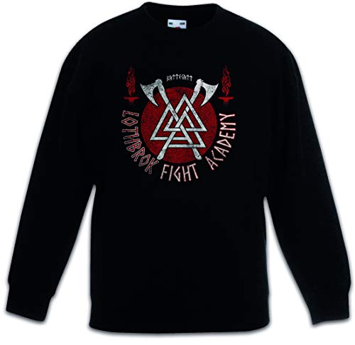 Sweat-shirt Lothbrok Fight Academy noir : le pullover idéal des enfants à l'école