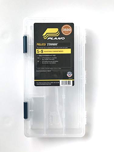 Plano Tackle Boxes 4 pack of 3500 Prolatch Stowaway Tackle Utility Boxes Fishing Tackle Storage blue