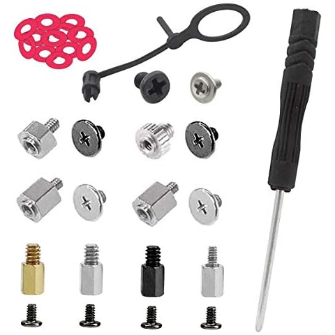 Akuoly M.2 SSD Screw Set PC Motherboard Screws Spacers for Asus Gigabyte ASRock Msi M2 Nvme SSD Drive, 21pcs Cover