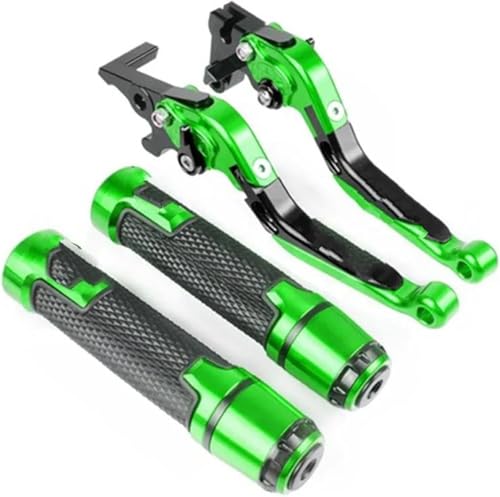 Leviers d'embrayage et de frein moto vert à garde réglable pour CB650R