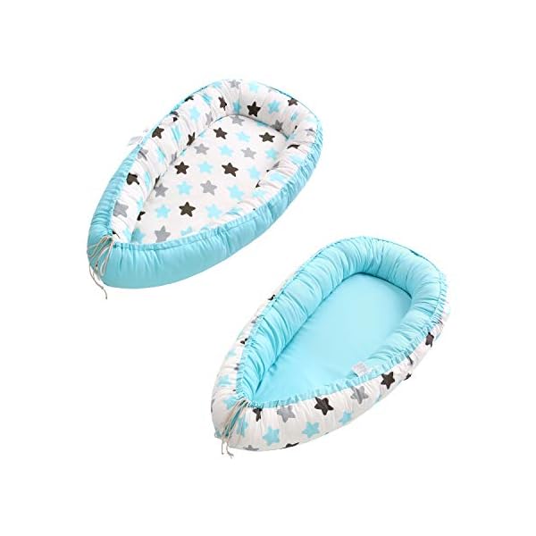 Baby Lounger, Baby Nest and Baby Bassinet, Portable Ultra Soft Breathable Newborn Lounger Crib, Perfect for Co-Sleeping and Traveling - Image 3