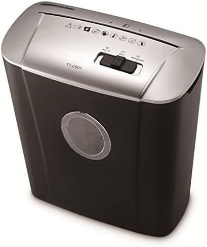 Shredder Essentials TT-C601 6 Sheet Cross Cut Paper Shreder