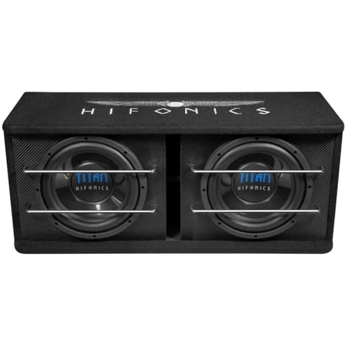 HIFONICS TD250R | 2 x 25 cm (10') Dual-Bandpass Subwoofer System – vue 2